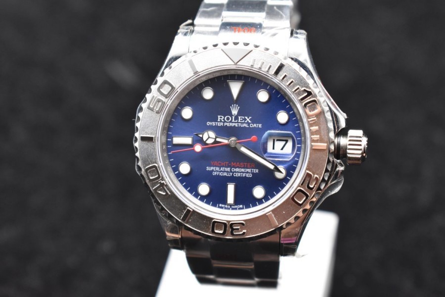 Yacht-Master 116622 GMF 904L Steel 1:1 Best Edition Blue Dial on Bracelet A3135 